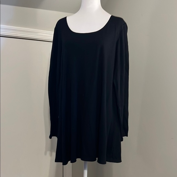 Eileen Fisher Women's Black Long Sleeve sweater dress/tunic L - Picture 1 of 6